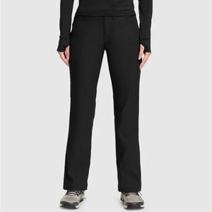 NWT Eddie Bauer Black Rainier Lined Plants 12